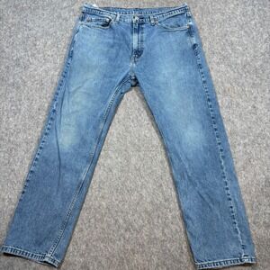 Levi's Jeans Men's Size W36 L30 Straight Leg Blue Medium Wash Denim Pants Casual